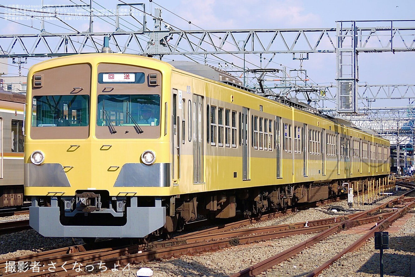 【西武】新101系1249F 練馬駅管区異常時訓練に伴う臨時回送の拡大写真