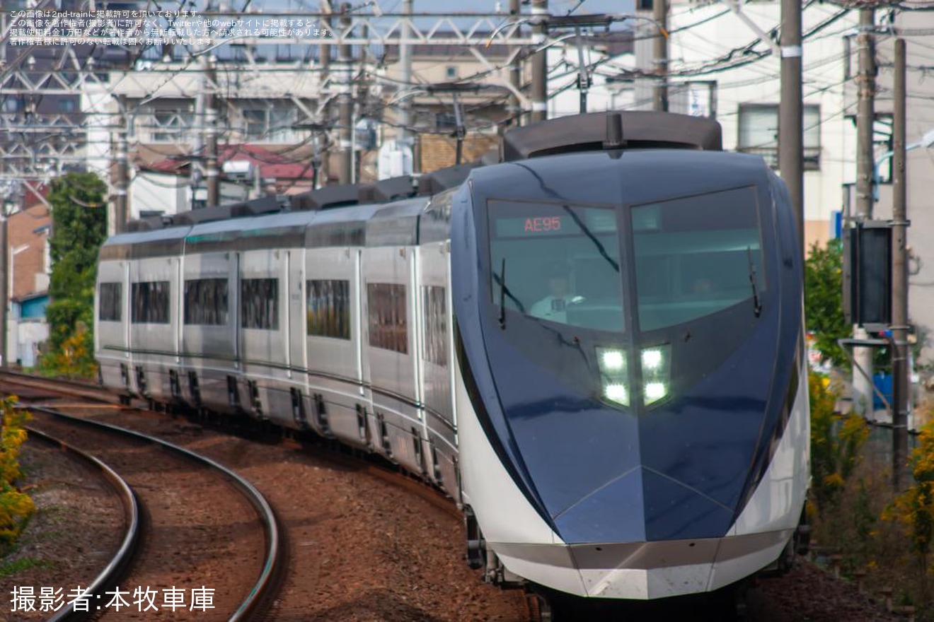 【京成】宗吾車両基地 キッズフェスタの開催に伴う団体臨時列車の拡大写真