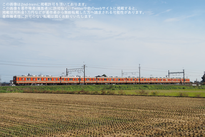 【東武】東武8000型8111F「転属回送ツアー」を東武金崎～楡木間で撮影した写真