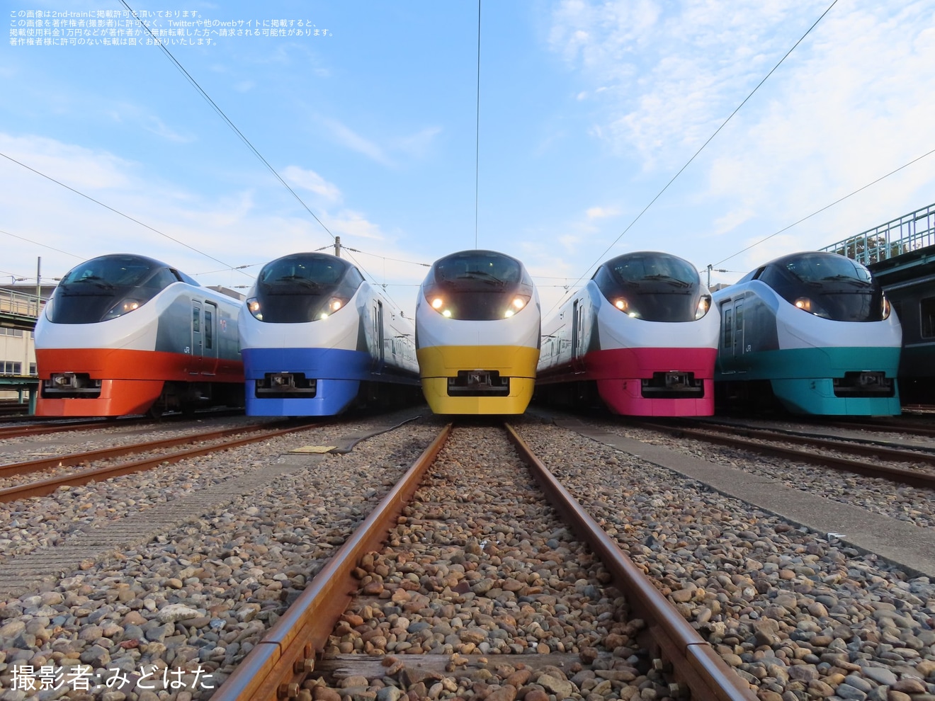 【JR東】「E657系電車 フレッシュひたちリバイバルカラー車両撮影会 第5弾」開催の拡大写真