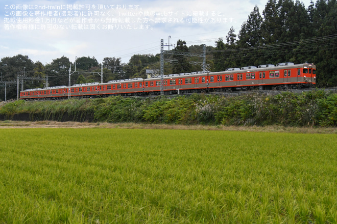 【東武】東武8000型8111F「転属回送ツアー」を下小代～板荷間で撮影した写真