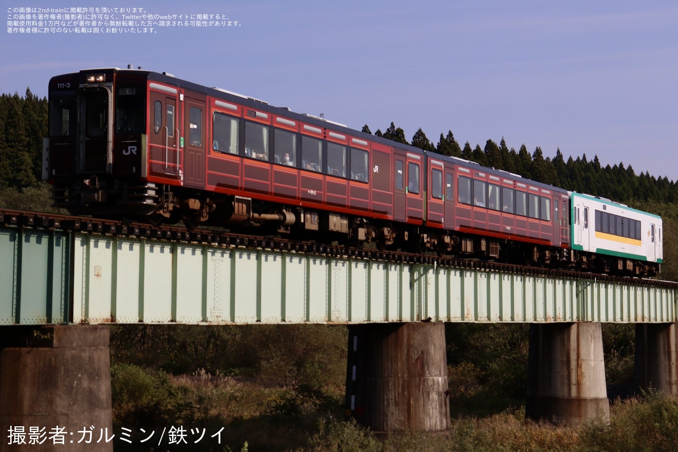 【JR東】快速「湯けむり」の自由席車が増結(2023)の拡大写真