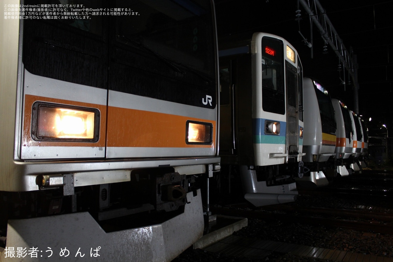 【JR東】「通勤電車を撮りに行かNight～夜の拝島電留線撮影会～」開催(2023年10月)の拡大写真