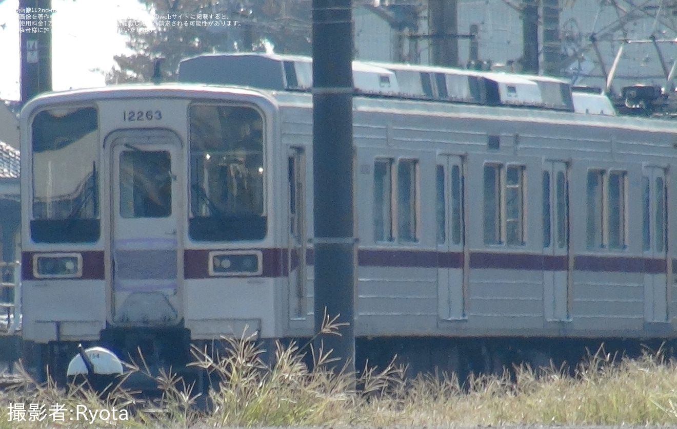 【東武】10030型11263Fがワンマン運転対応化工事を実施の拡大写真