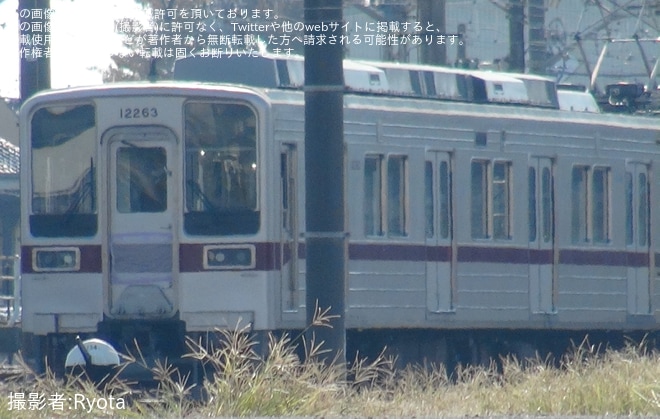 【東武】10030型11263Fがワンマン運転対応化工事を実施