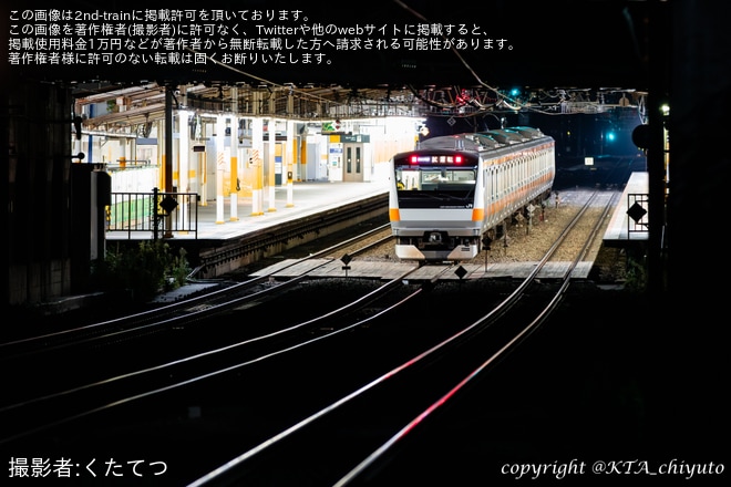 【JR東】E233系青665編成が武蔵野線で夜間試運転