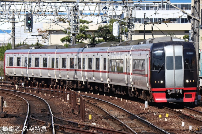 【名鉄】2200系2203Fが舞木検査場へ入場回送を神宮前駅で撮影した写真