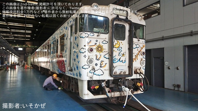 【JR九】「早岐鉄道フェスタ 2023」開催を佐世保車両センターで撮影した写真