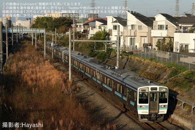 【JR東】211系を使用した「国分寺ひまわり号」が国分寺発着で運転を不明で撮影した写真