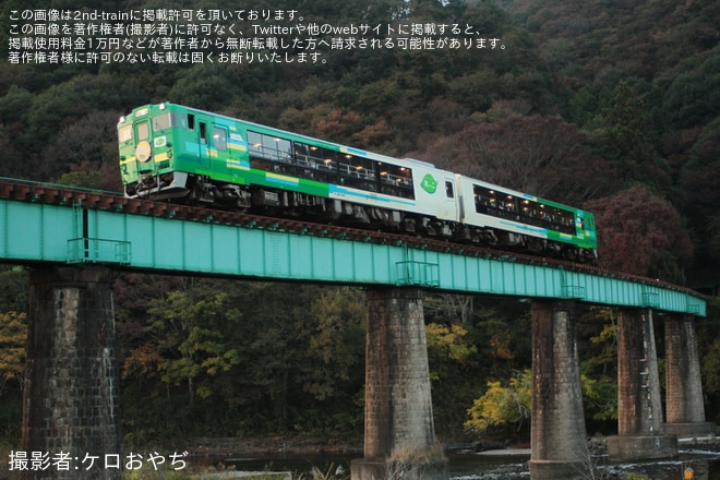 【JR東】快速「風っこ奥久慈夜メグリ号」が臨時運行を不明で撮影した写真