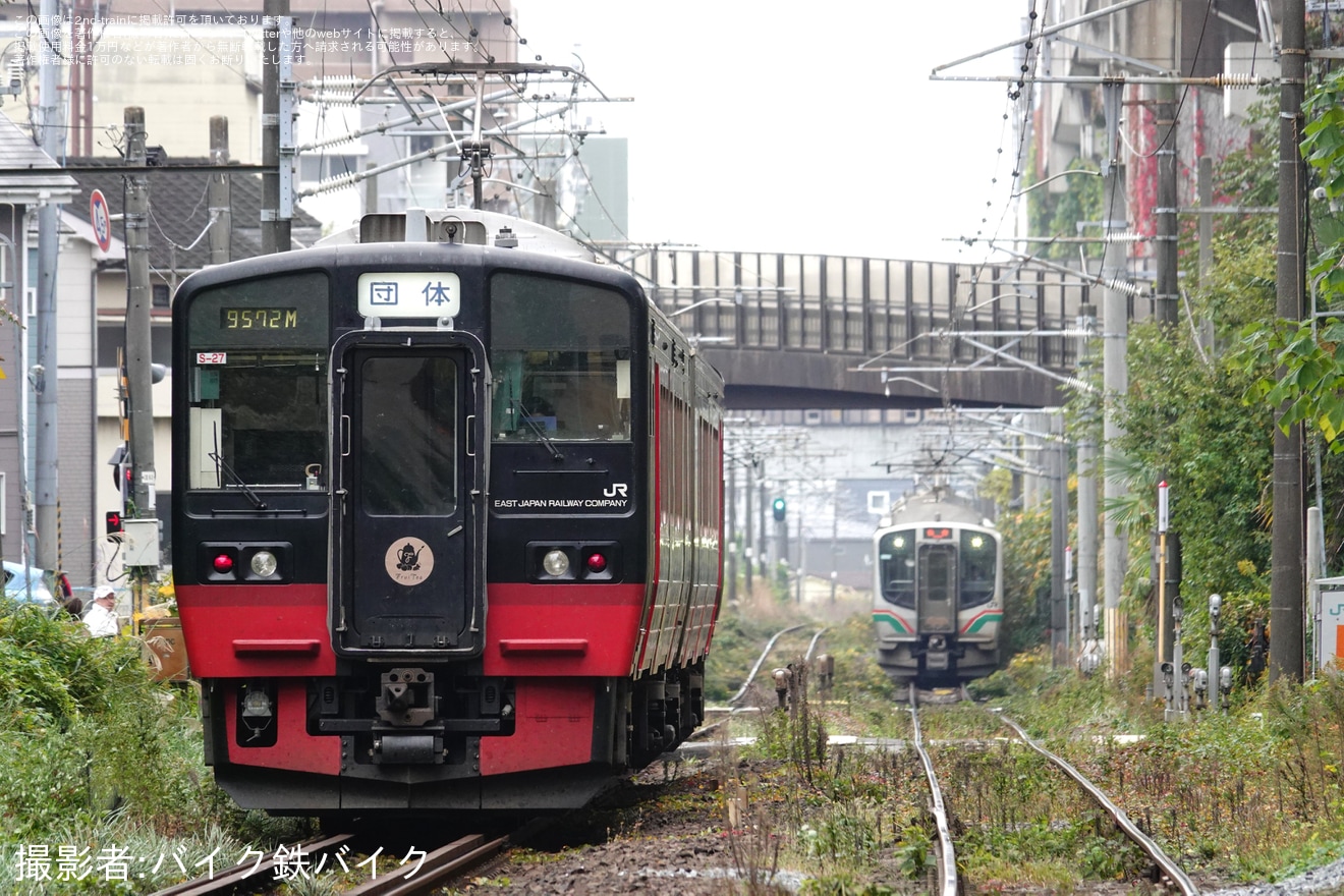 【JR東】『伊達な満ぷくフルーティア』ツアーが催行され東北本線で乗客を乗せての運行は終了か？の拡大写真