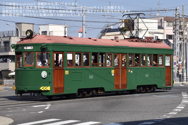 【阪堺】「レトロ列車で行く~歴史探訪旅行~」ツアーが催行を不明で撮影した写真