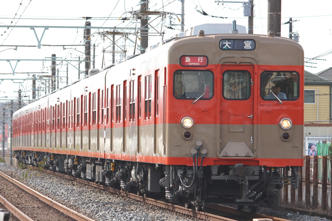 【東武】8000系8111Fが運用復帰し急行列車に充当の拡大写真