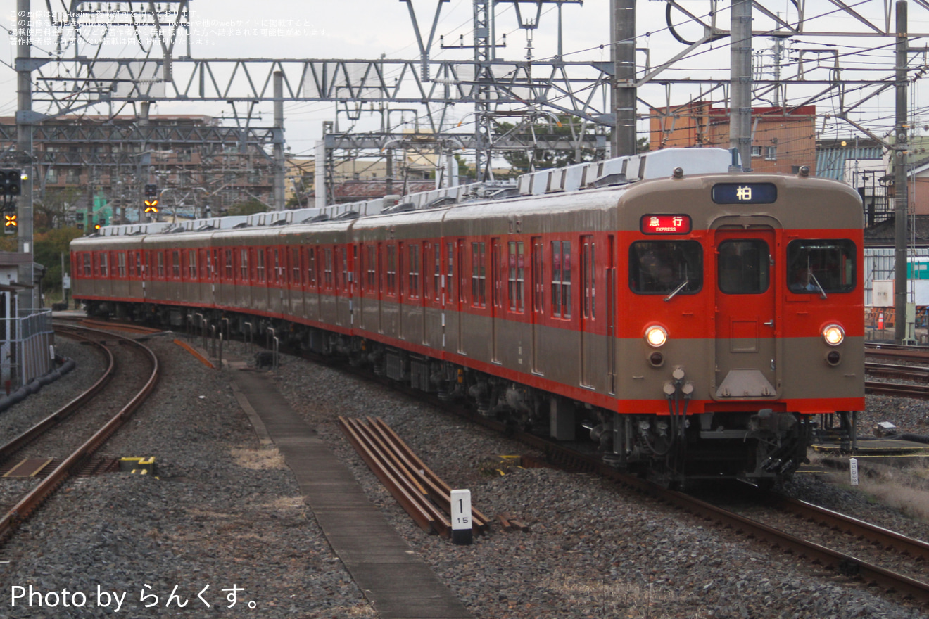 【東武】8000系8111Fが運用復帰し急行列車に充当の拡大写真