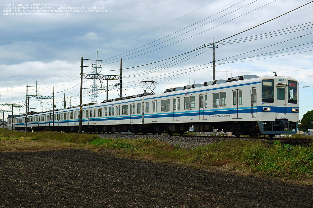 【東武】8000系8150F廃車回送の拡大写真