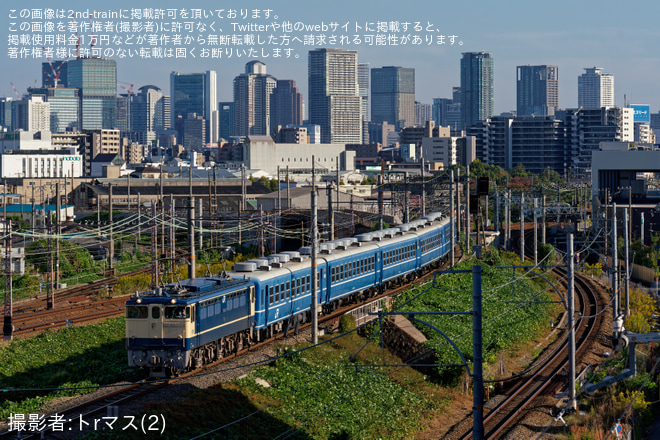 【JR西】12系宮原車5両が岡山へ回送を塚本(信)～尼崎間で撮影した写真