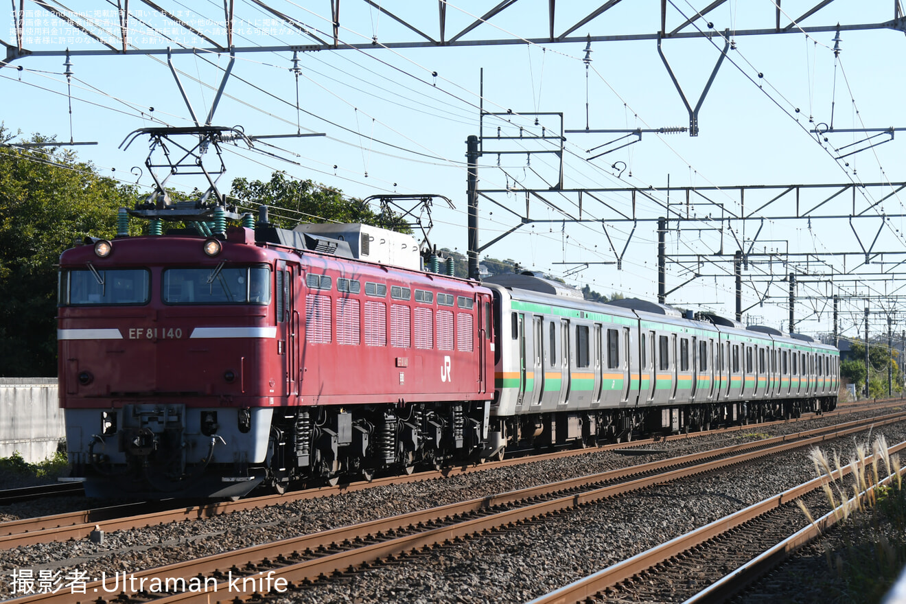 【JR東】E231系コツS-34編成 秋田総合車両センター出場配給の拡大写真