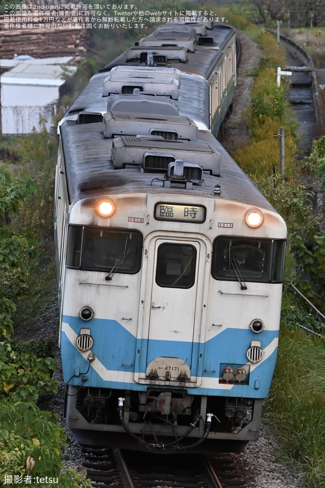 【JR四】「にし阿波花火大会」の開催に伴い徳島線でキハ40・47形が運行を不明で撮影した写真