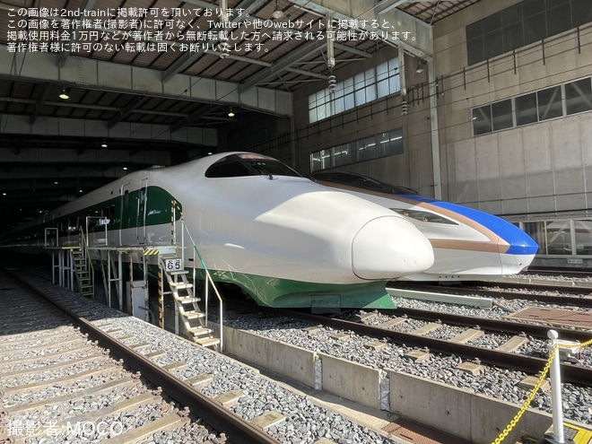 【JR東】「新幹線車両基地を楽しみ尽くせ!盛岡新幹線車両センター基地公開」開催