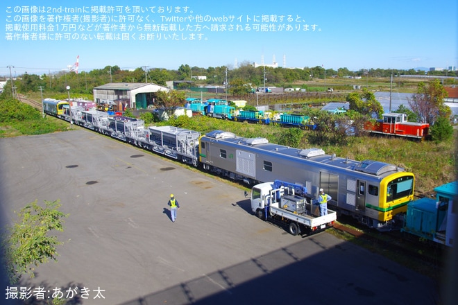 【JR東】GV-E197系TS05編成が新潟トランシスから陸送済