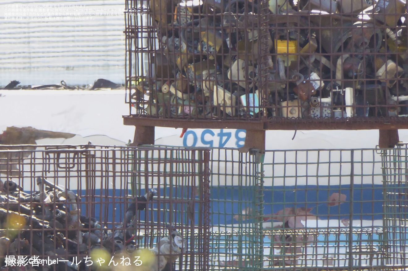 【東武】8000系8150Fの8450号車が解体の拡大写真