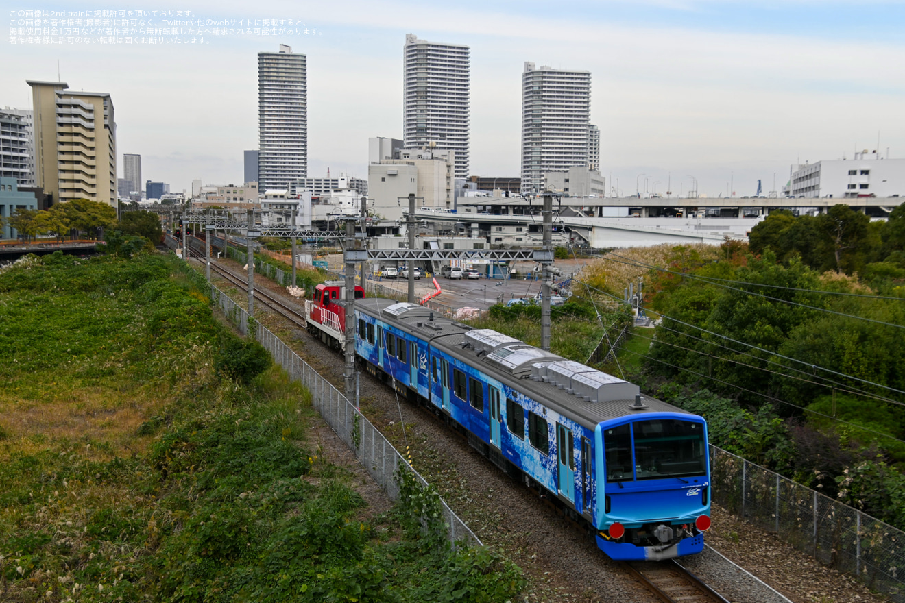 【JR東】FV-E991系『HYBARI』 J-TREC横浜事業所出場 甲種輸送の拡大写真