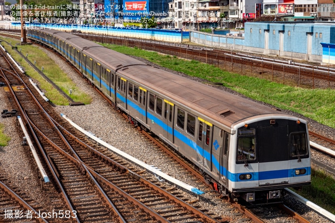 【台北捷運】C321型機器更新後の構内試運転