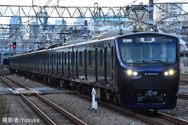 【相鉄】山手線渋谷駅改良工事に伴い相鉄直通列車が新宿から池袋まで延長運転を池袋駅で撮影した写真