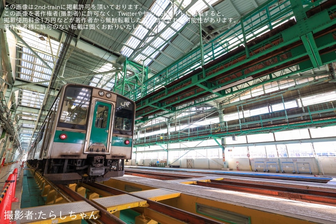 【JR東】「鉄道古物フェア IN 仙台車両センター」が開催を仙台車両センターで撮影した写真