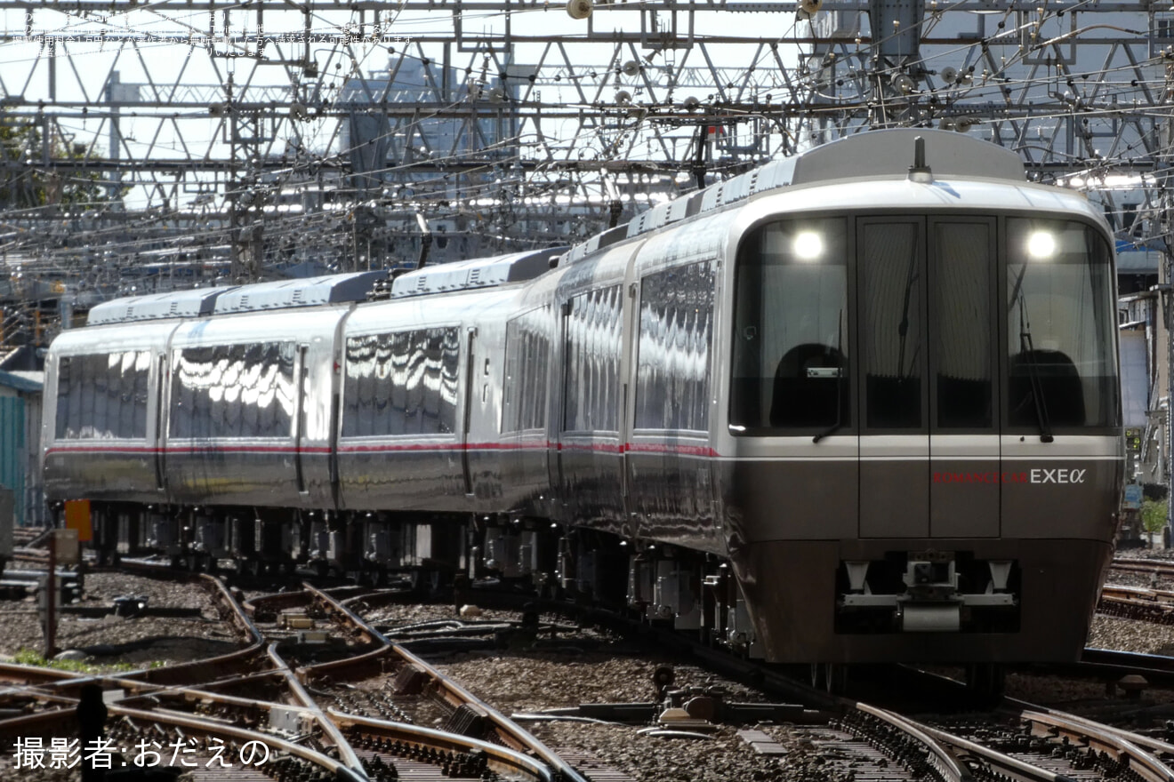 【小田急】30000形30254F(30254×6)重要部検査明け試運転の拡大写真