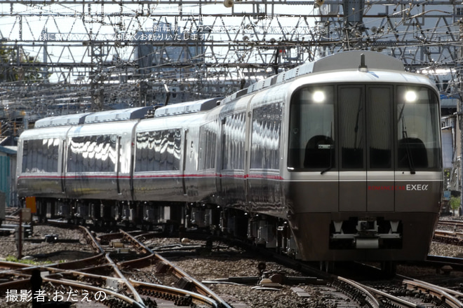 【小田急】30000形30254F(30254×6)重要部検査明け試運転を相模大野駅で撮影した写真