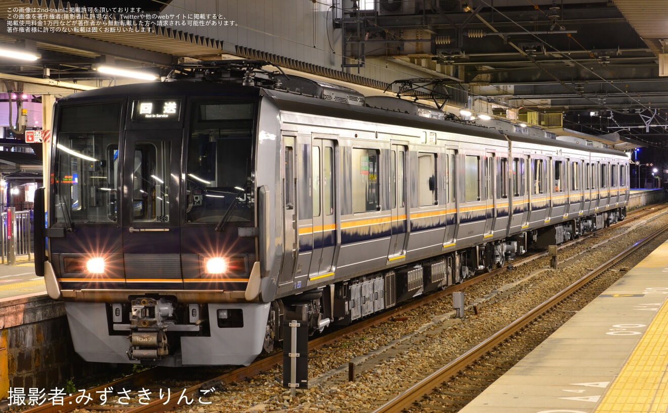 【JR西】207系S28編成 網干総合車両所本所出場回送の拡大写真