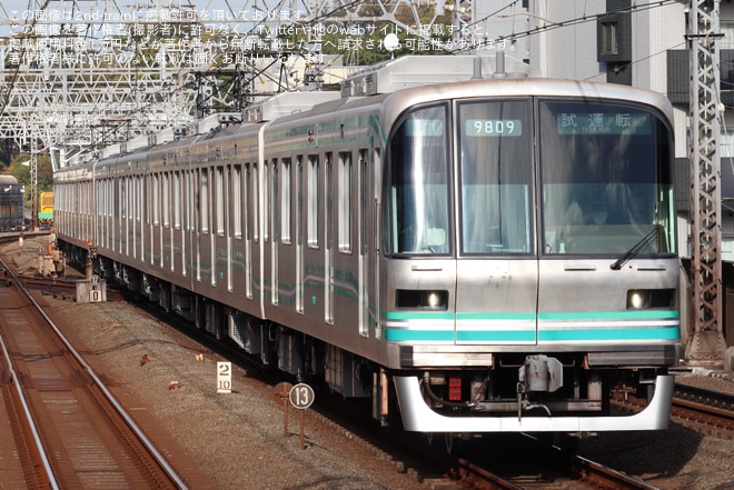 【メトロ】9000系9109F 性能確認試運転を新丸子駅で撮影した写真