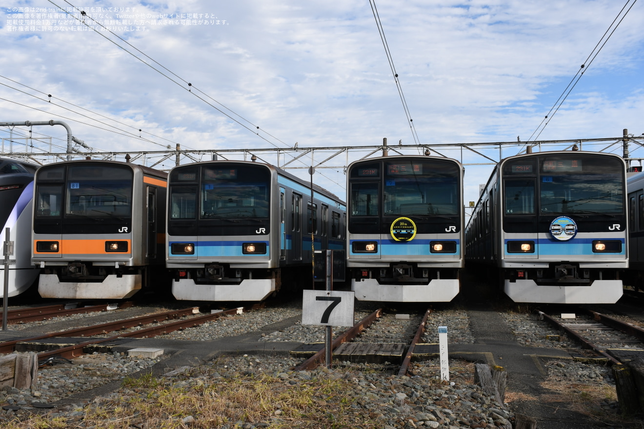 【JR東】「E231系800代20th Anniversary撮影会～209系1000代を添えて～」が開催の拡大写真