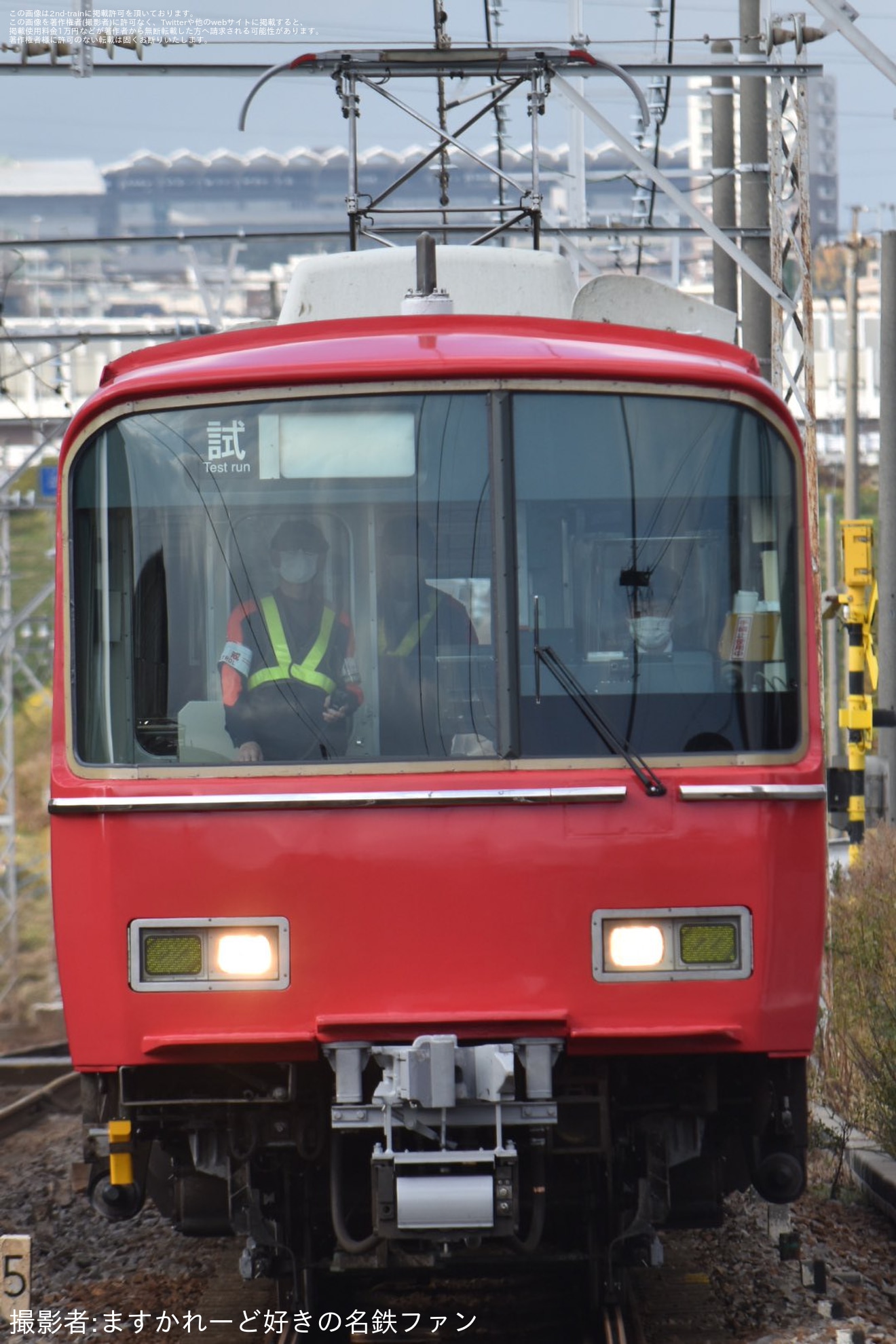 【名鉄】6800系6826F舞木検査場出場試運転 の拡大写真