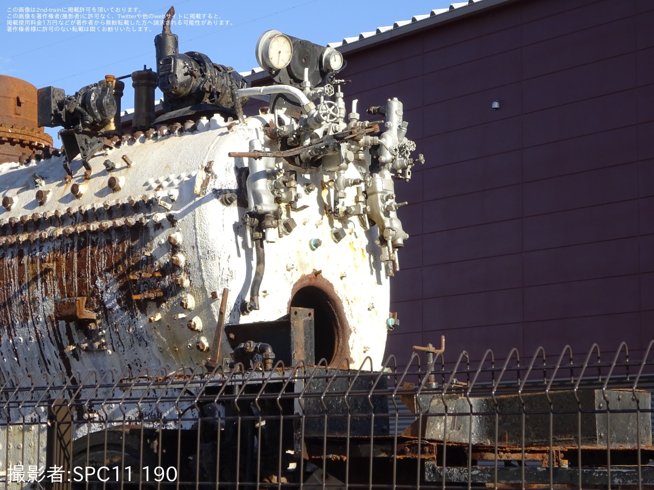 【大鐵】大井川鐵道に譲渡されたC11-217が東海汽缶にて修繕作業が実施中の拡大写真