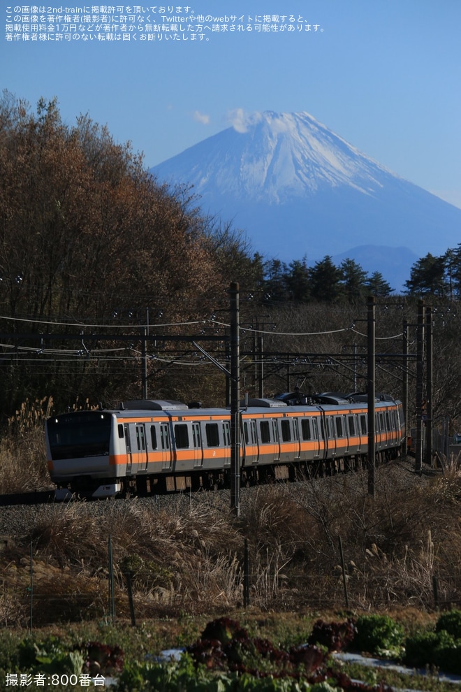 【JR東】E233系H51編成長野総合車両センター入場回送を不明で撮影した写真