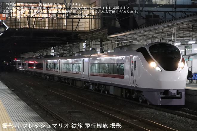 【JR東】E657系K4編成郡山総合車両センター出場回送を水戸駅で撮影した写真