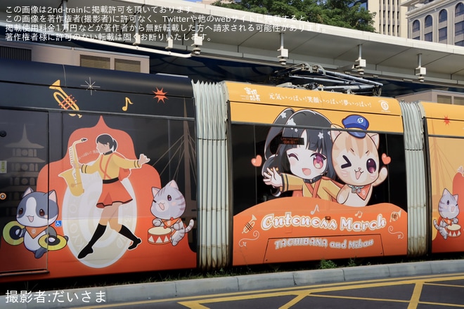【高雄捷運】メトロの猫駅長みかんとのコラボラッピング列車が運行開始