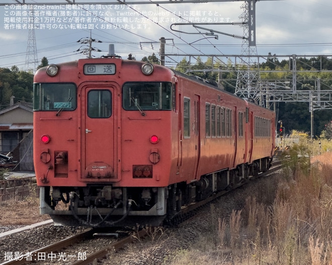 【JR西】 キハ40-2122+キハ47-109下関総合車両所入場回送