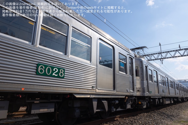 【南海】6000系6001F+6907Fが逆組成となり団体臨時列車が運転を不明で撮影した写真