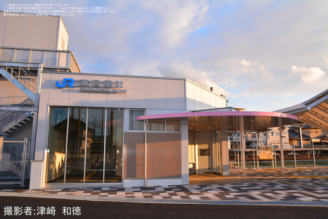 【JR西】東貝塚駅西口が供用への拡大写真