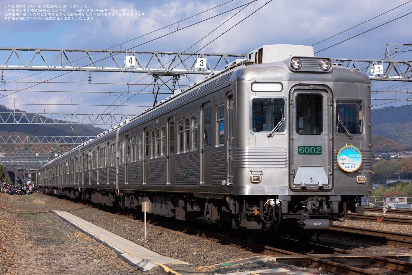 【南海】6000系6001F+6907Fが逆組成となり団体臨時列車が運転の拡大写真