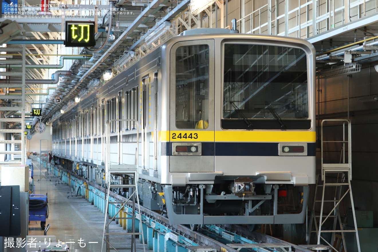 【東武】20400型21443F南栗橋工場出場試運転の拡大写真