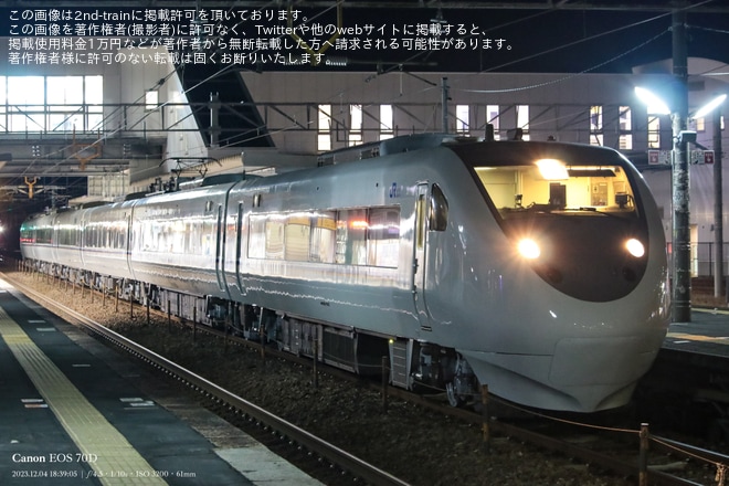 【JR西】681系N01編成吹田総合車両所出場回送を不明で撮影した写真