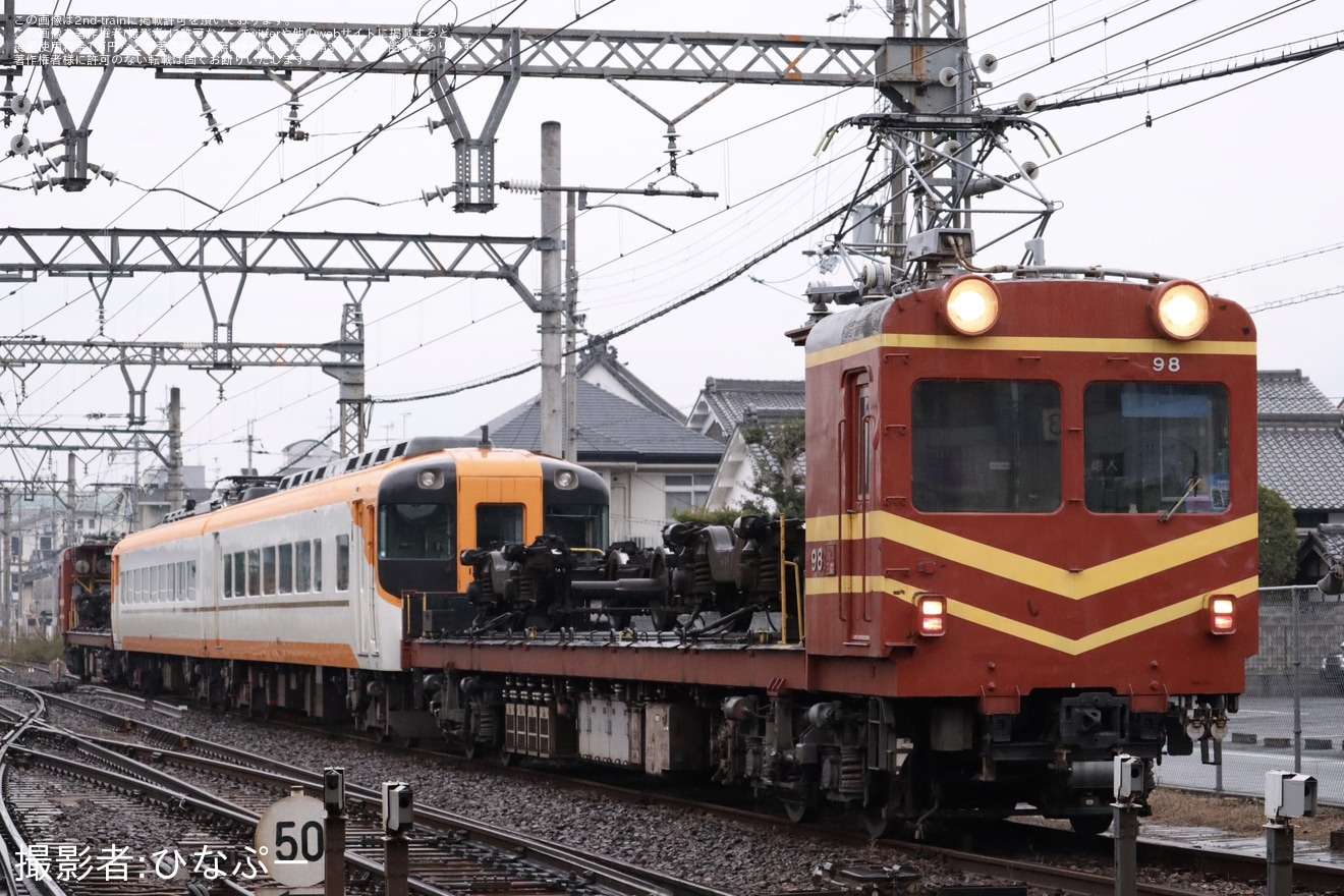 【近鉄】16010系Y11が五位堂検修車庫へ入場回送の拡大写真