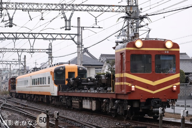 【近鉄】16010系Y11が五位堂検修車庫へ入場回送
