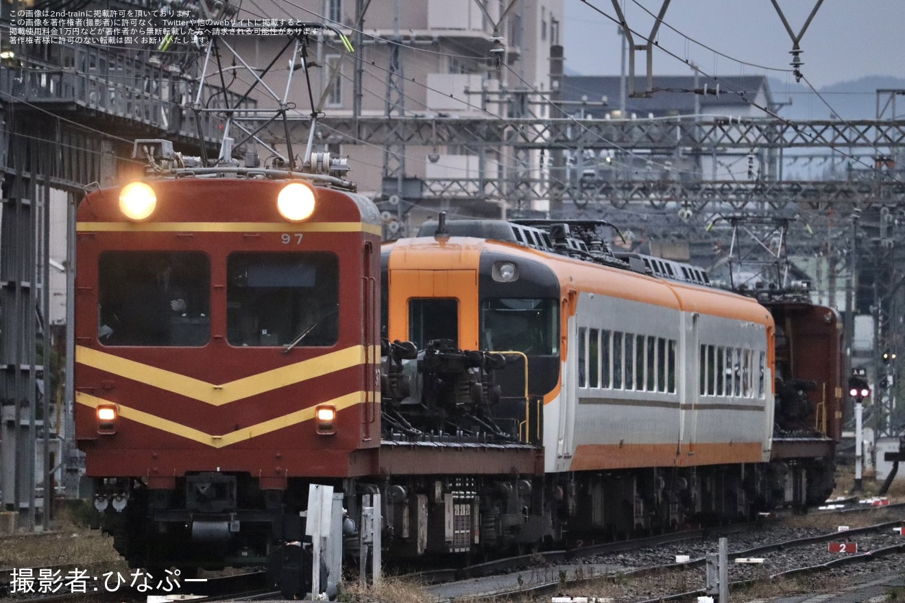 【近鉄】16010系Y11が五位堂検修車庫へ入場回送の拡大写真