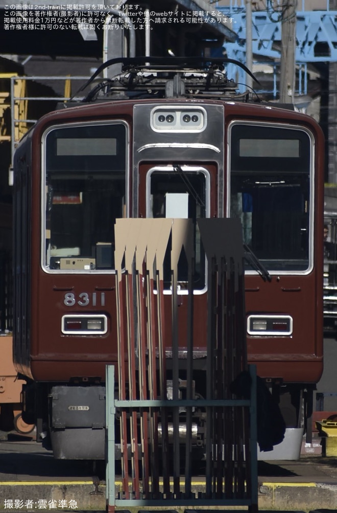 阪急8300系8311×6R(8311F)(8311編成)の編成データ、編成表、ニュース、写真|2nd-train