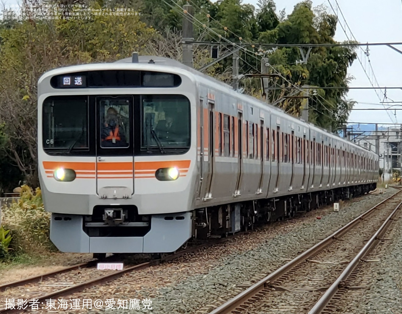 【JR海】315系0番台C6編成日本車両出場の拡大写真